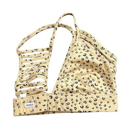 RVCA Beige and Black Women's Bralette - Picture 5 of 6